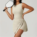 ActiveChic™ Body-Hugging All-In-One Sports Dress