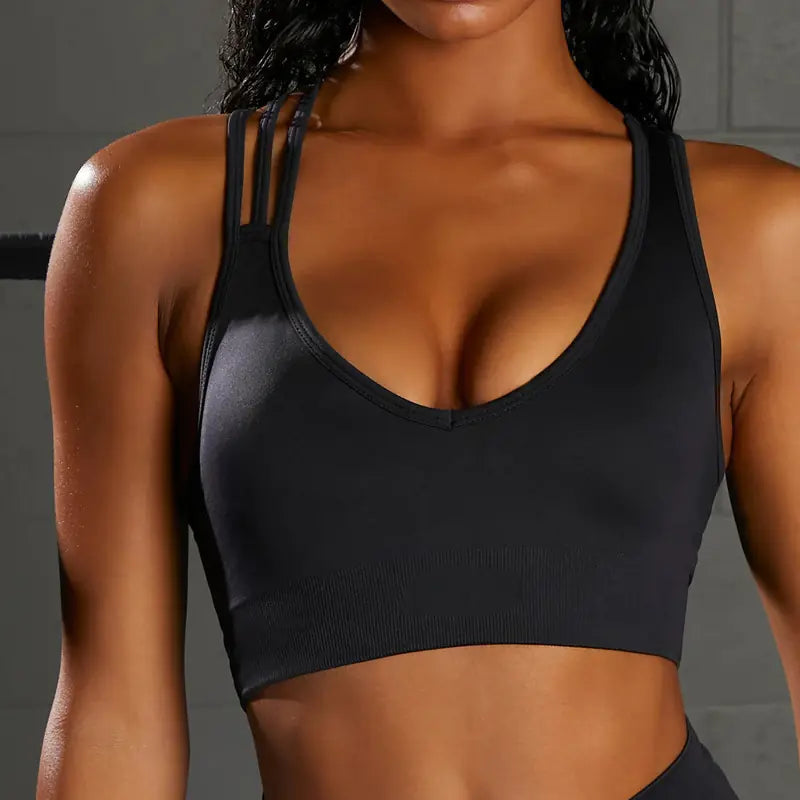 Seamless Knitted Sports Underwear Set – Supportive, Sculpting & Effortless