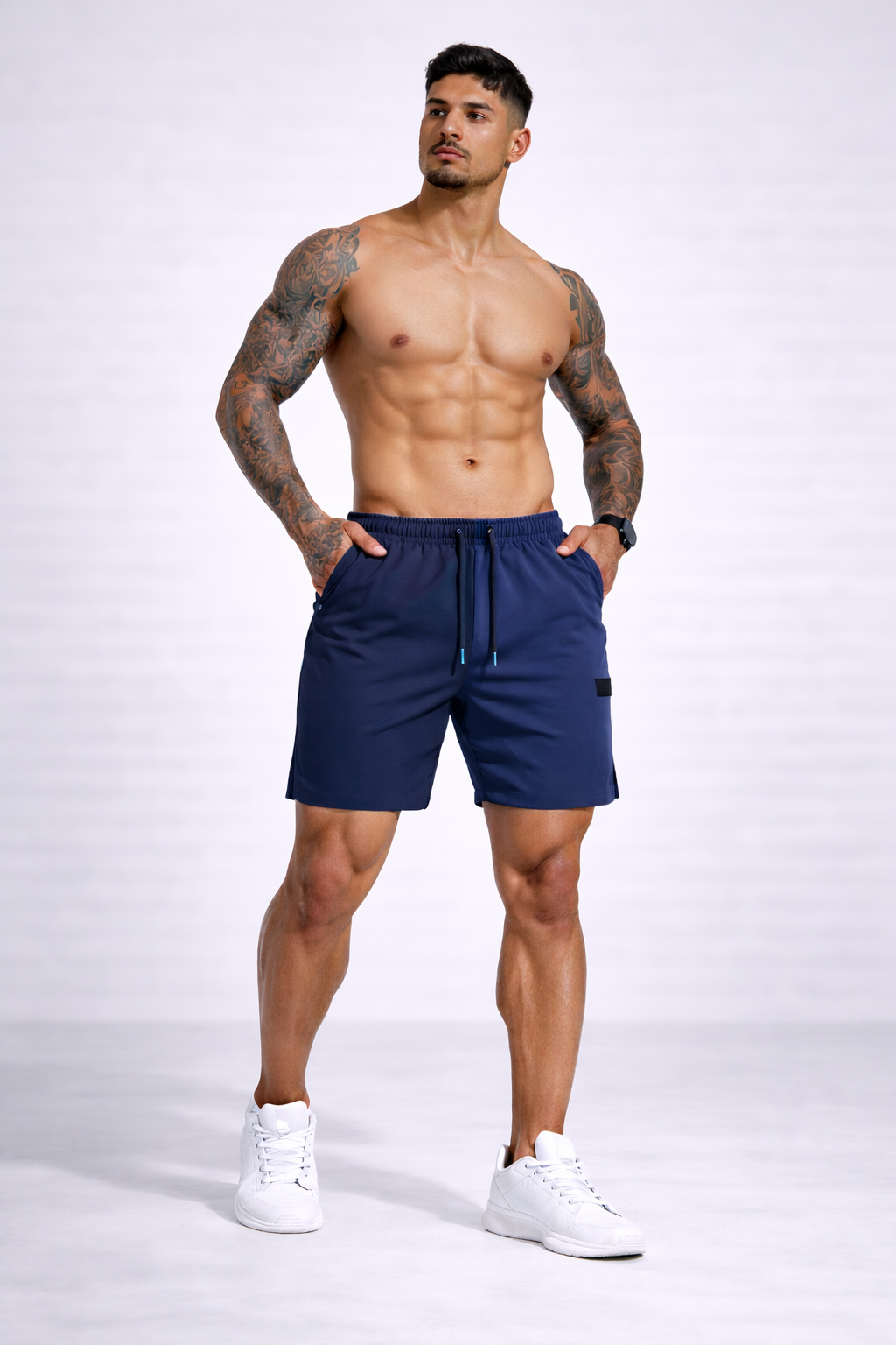 StrideX Men’s 3” Quick-Dry Performance Running Shorts