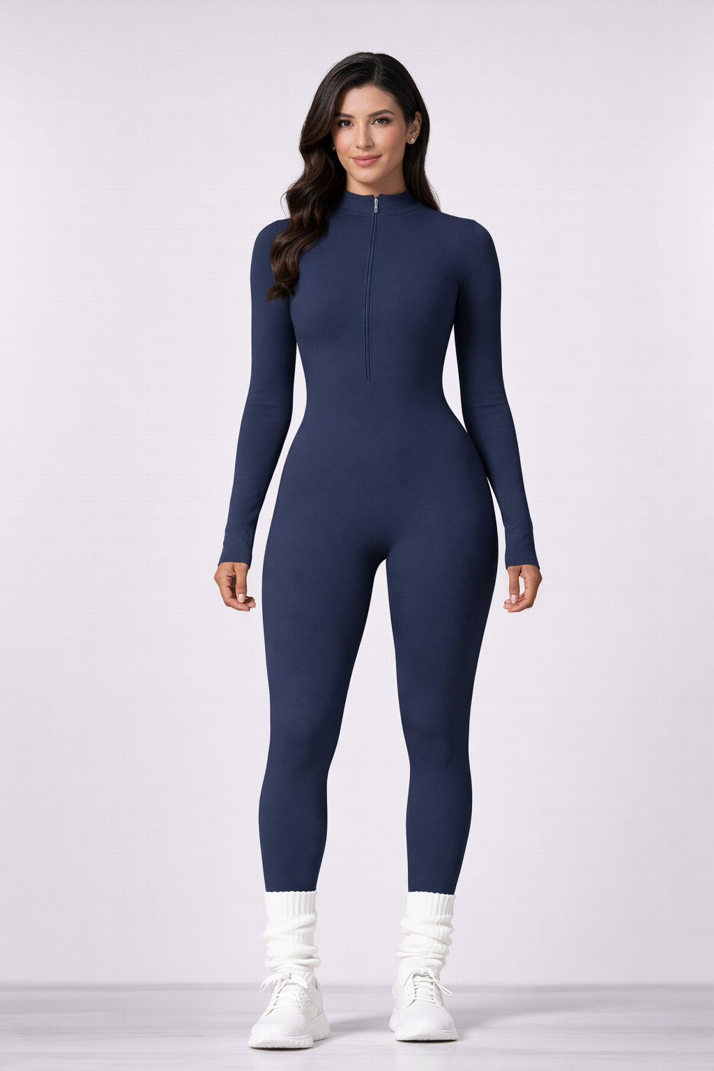 FlexWarm™ Zippered Thermal Yoga Bodysuit