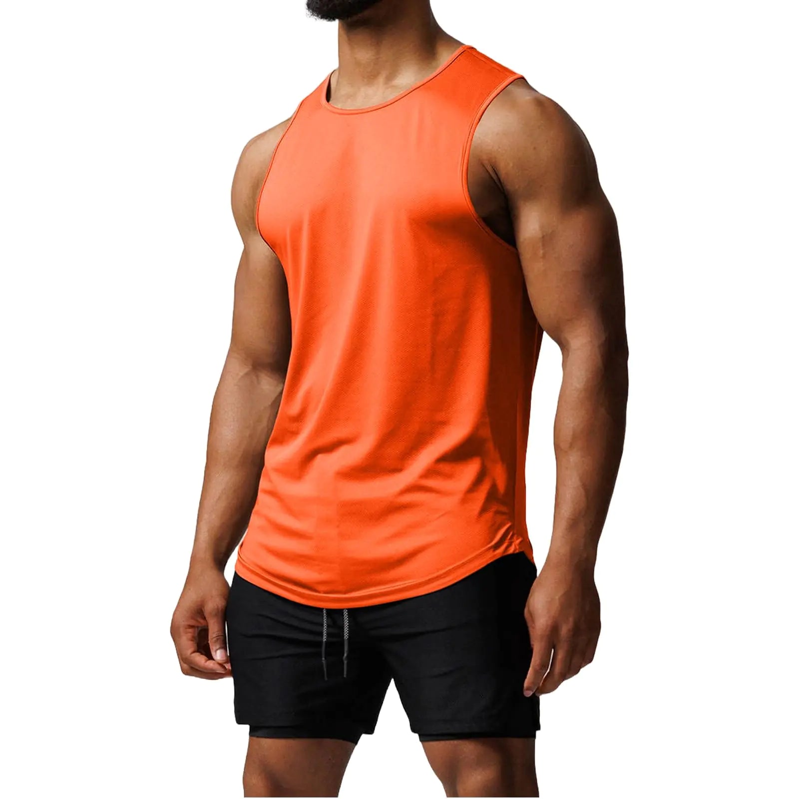 AeroDry™ Men’s Lightweight Moisture‑Wicking Gym Tank Tagline