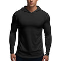 UrbanEdge™ Men’s Henley Long Sleeve Muscle Hoodie