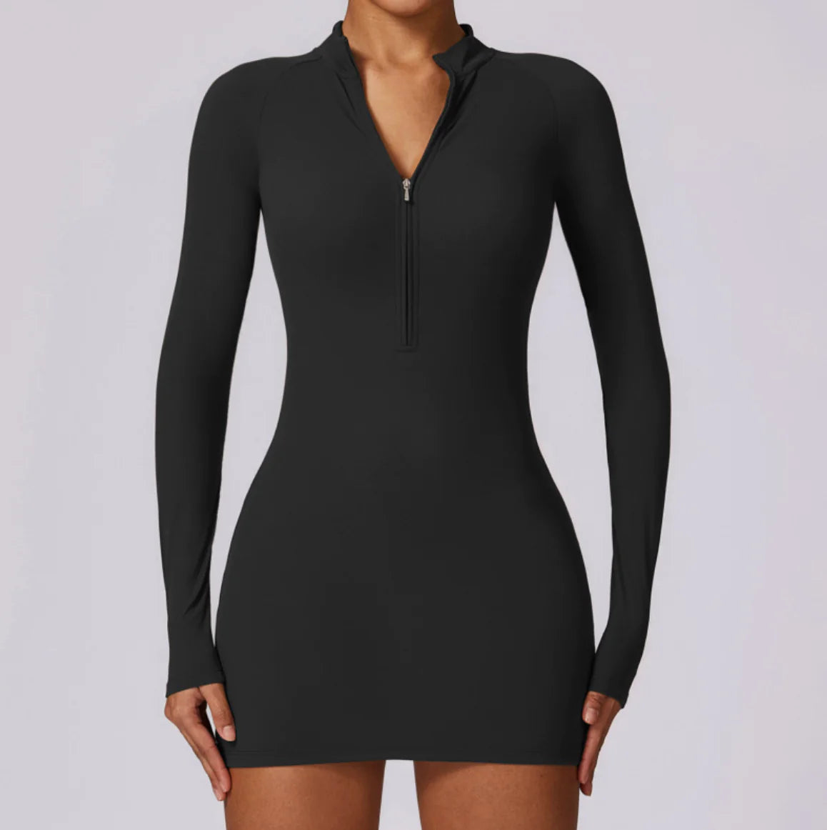 ZipSleek™ Tight-Fit Zippered Sports Dress
