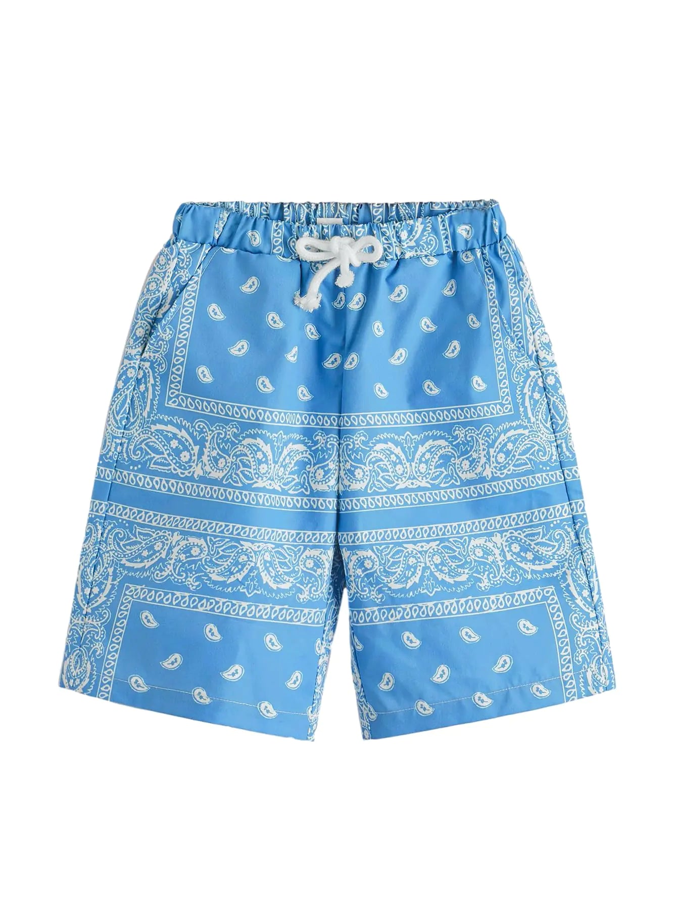 PaisleyBreeze Men’s Drawstring  Shorts