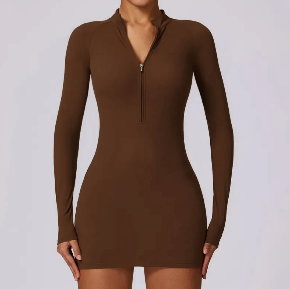 ZipSleek™ Tight-Fit Zippered Sports Dress