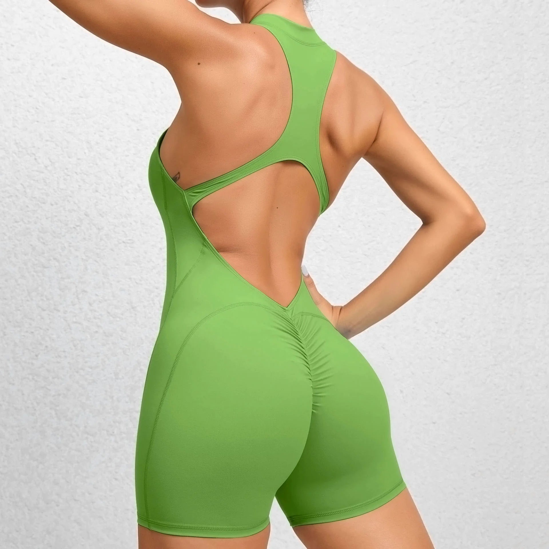 ZipSculpt™ Front-Zip Seamless Yoga Bodysuit
