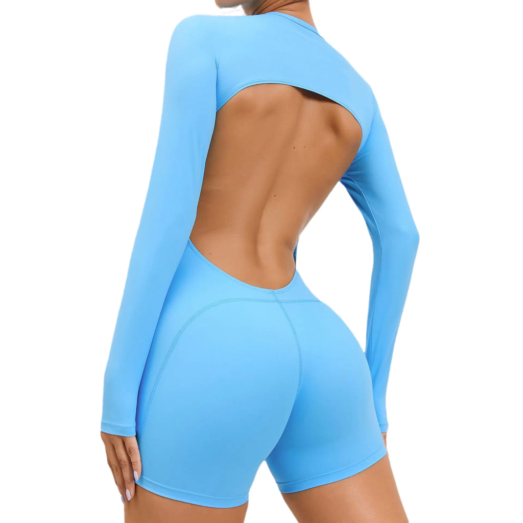 Backless High-Elastic Yoga Bodysuit
