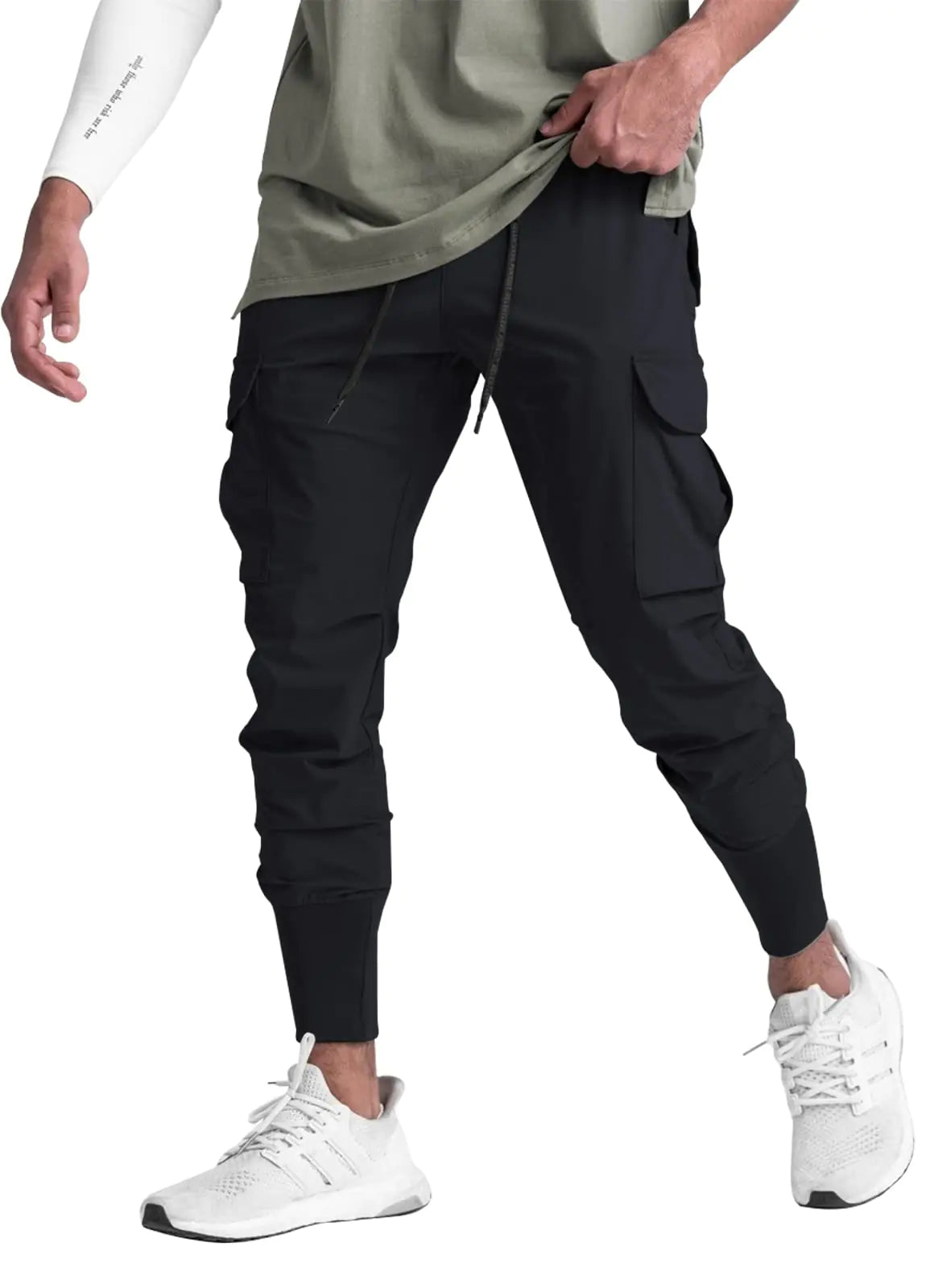 \AeroPulse Men’s Multi-Pocket Performance Jogger Pants