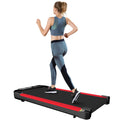 2-in-1 Mini Foldable Treadmill – Compact Walking & Jogging Pad with Remote Control and Shock Absorber