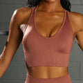 Seamless Knitted Sports Underwear Set – Supportive, Sculpting & Effortless
