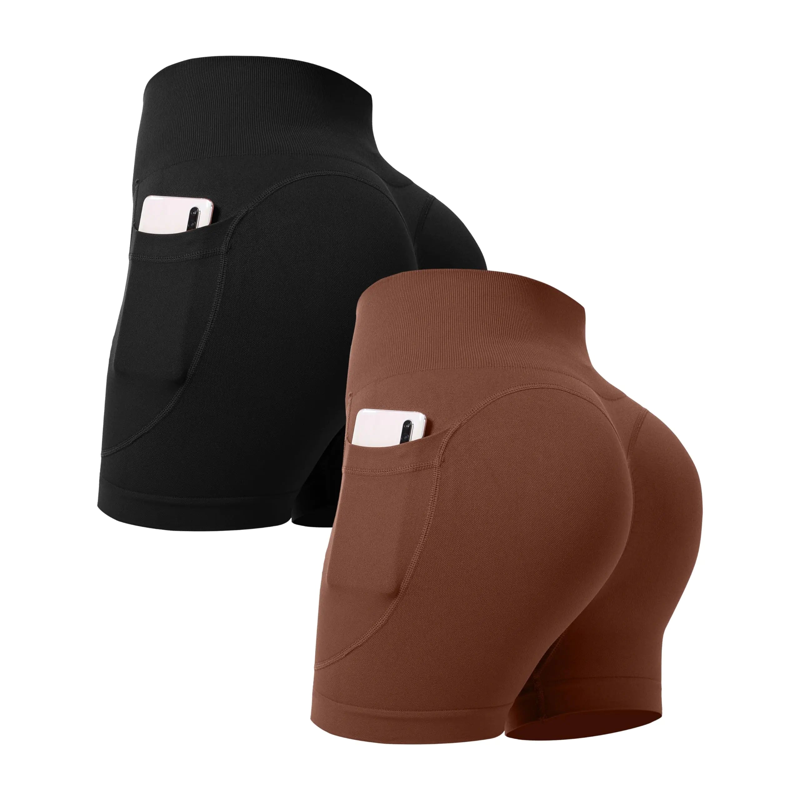 PocketLift™ High Waist Butt Lifting Workout Biker Shorts