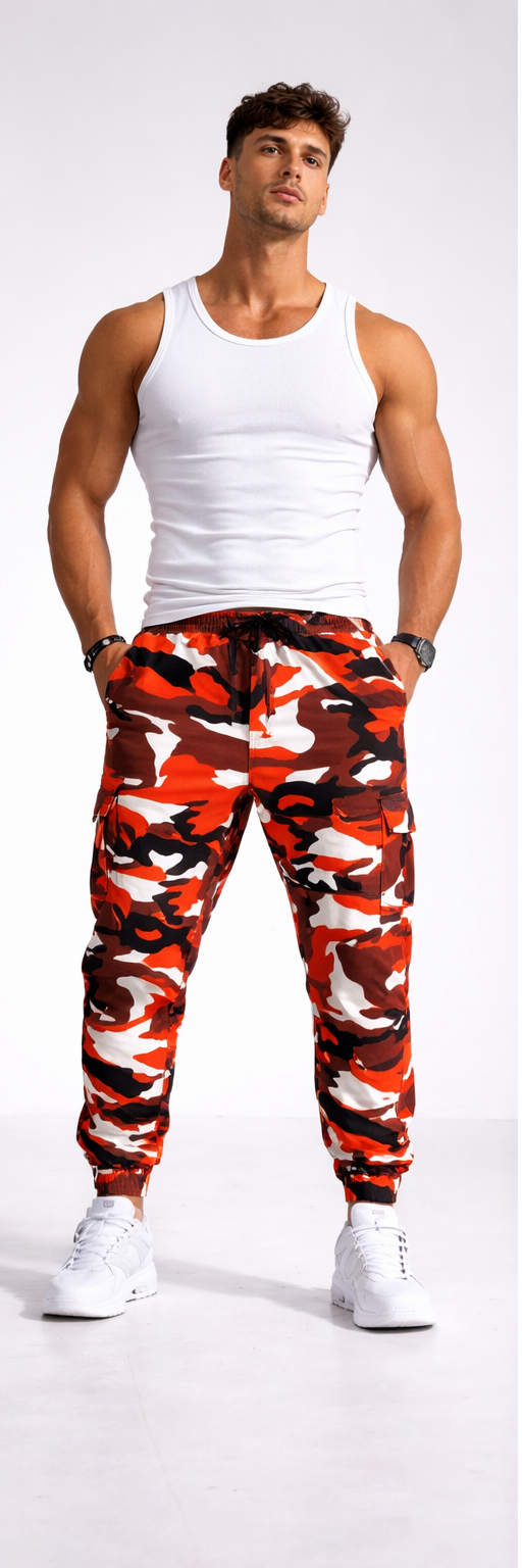 UrbanCamo Men’s Military Jogger Pants