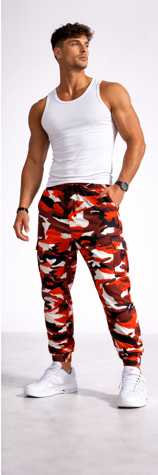 UrbanCamo Men’s Military Jogger Pants