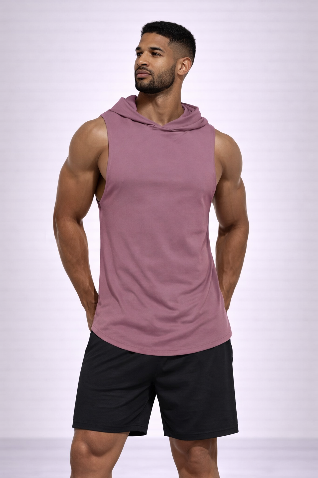 PowerFlex™ Men’s Sleeveless Hooded Muscle Gym Shirt