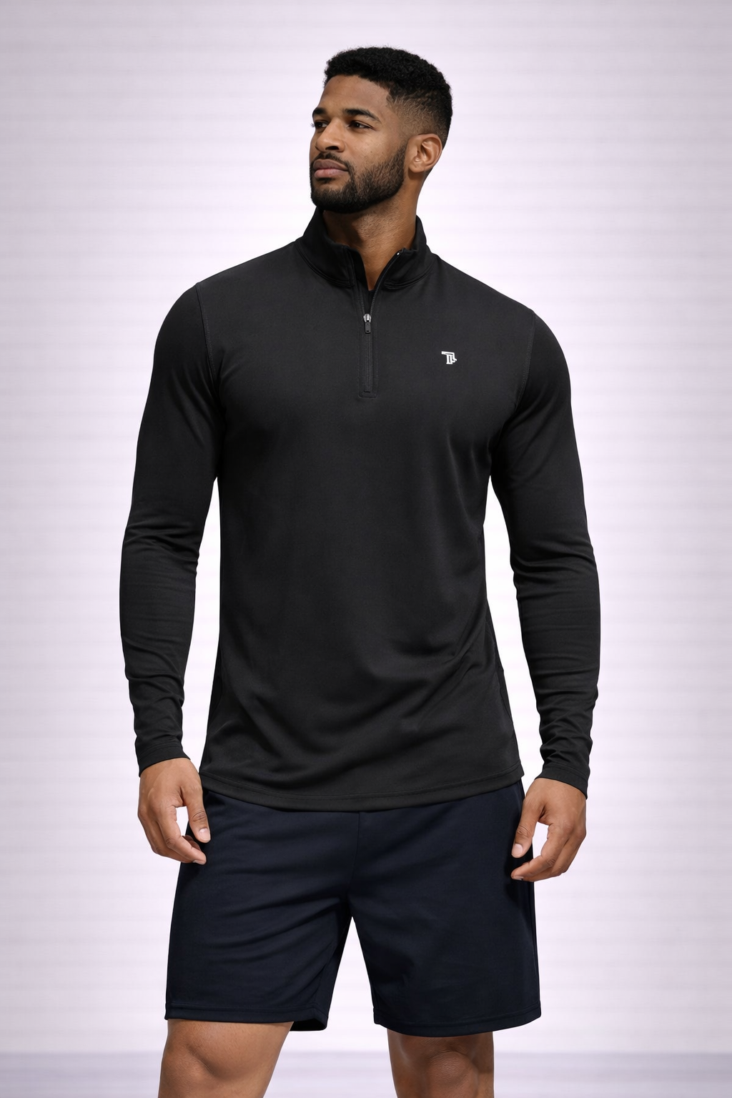 SolarTek™ Men’s UPF 50+ Quick‑Dry Quarter‑Zip Active Shirt