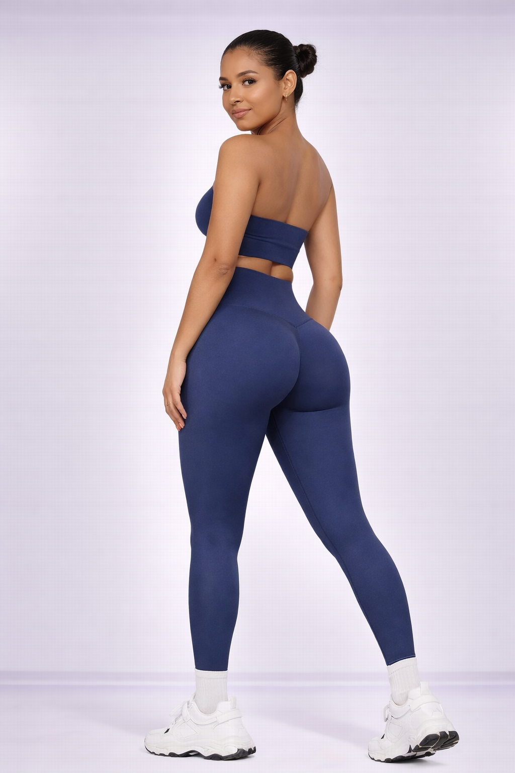 V-Sculpt™ Hidden Scrunch Seamless Mid-Waist Leggings