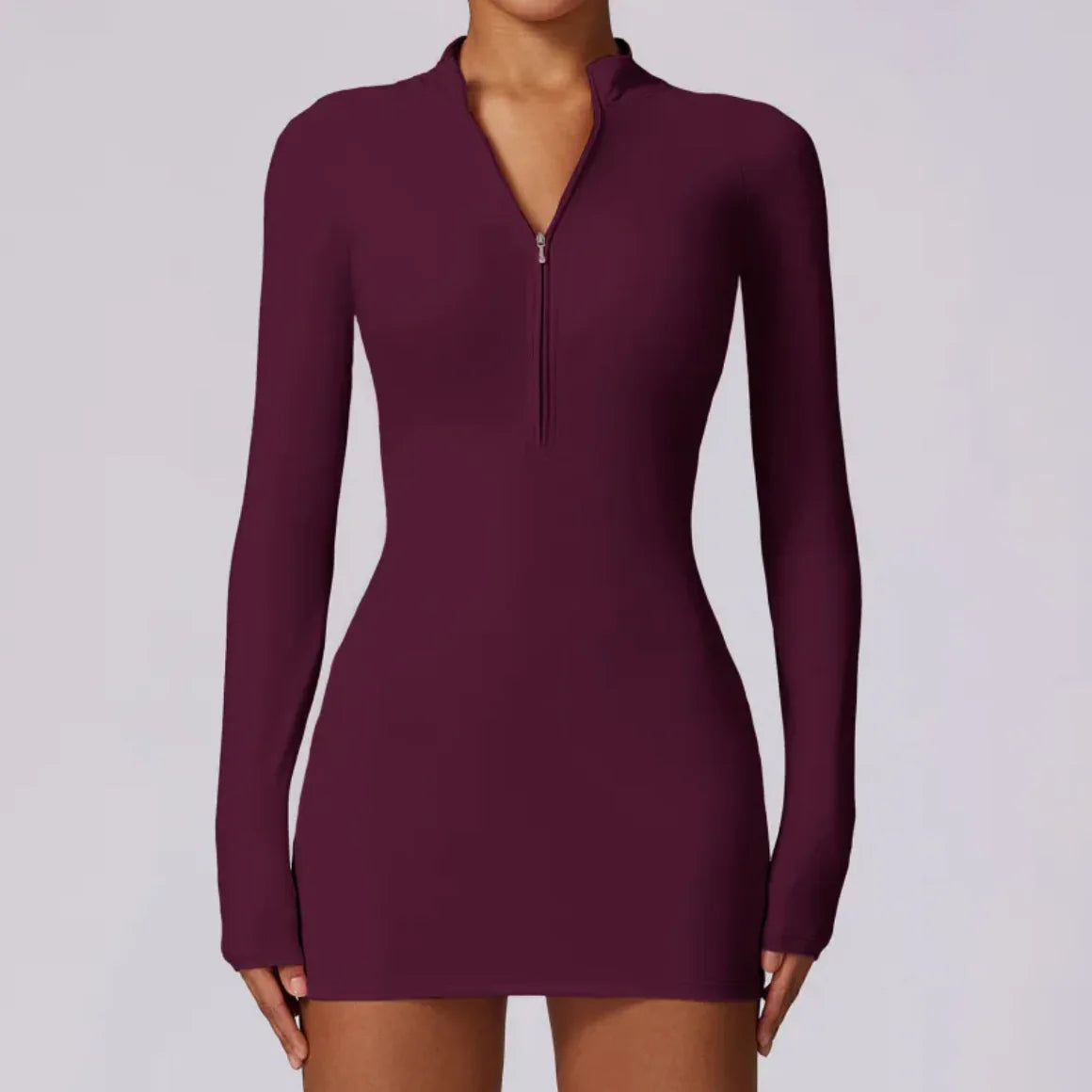 ZipSleek™ Tight-Fit Zippered Sports Dress