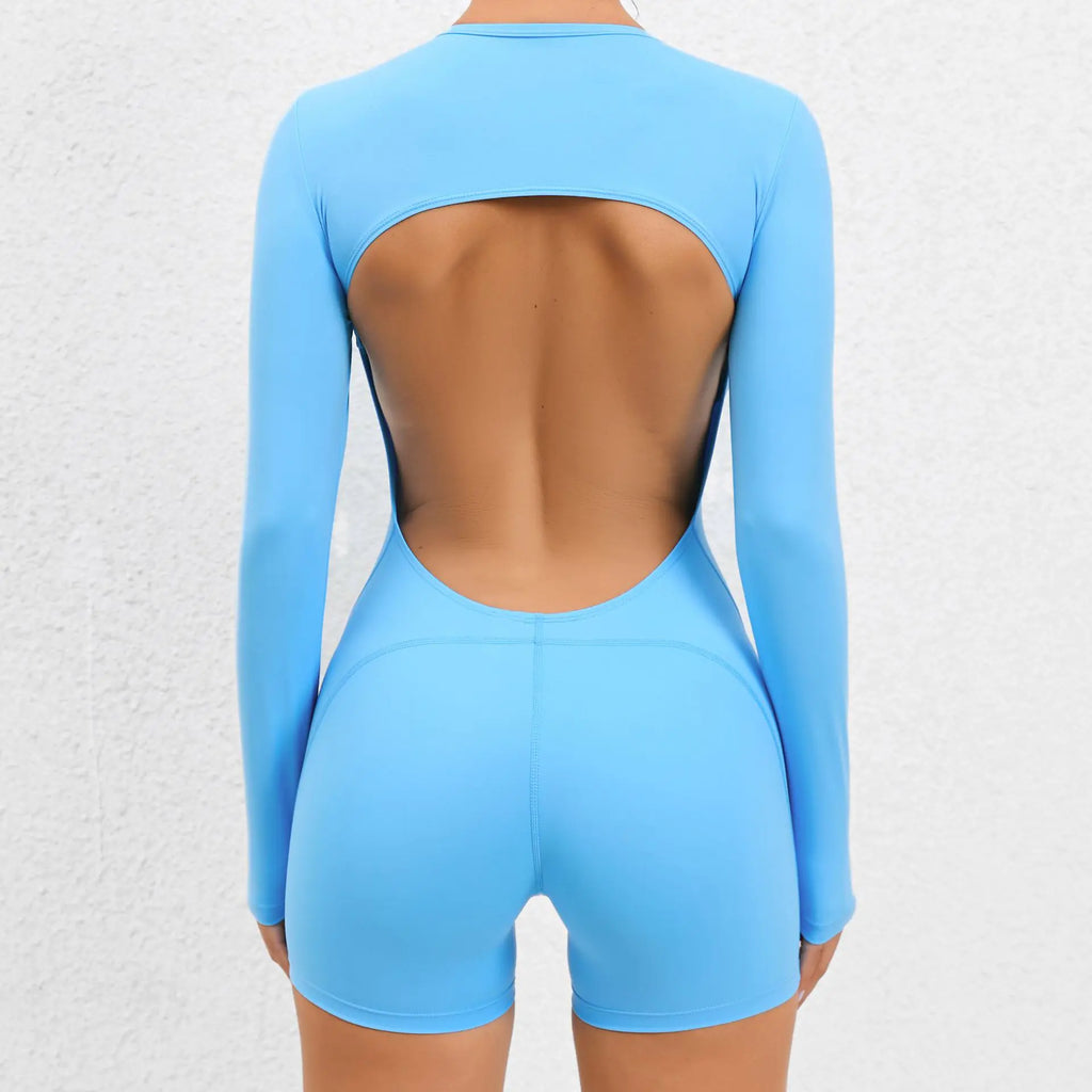 Backless High-Elastic Yoga Bodysuit