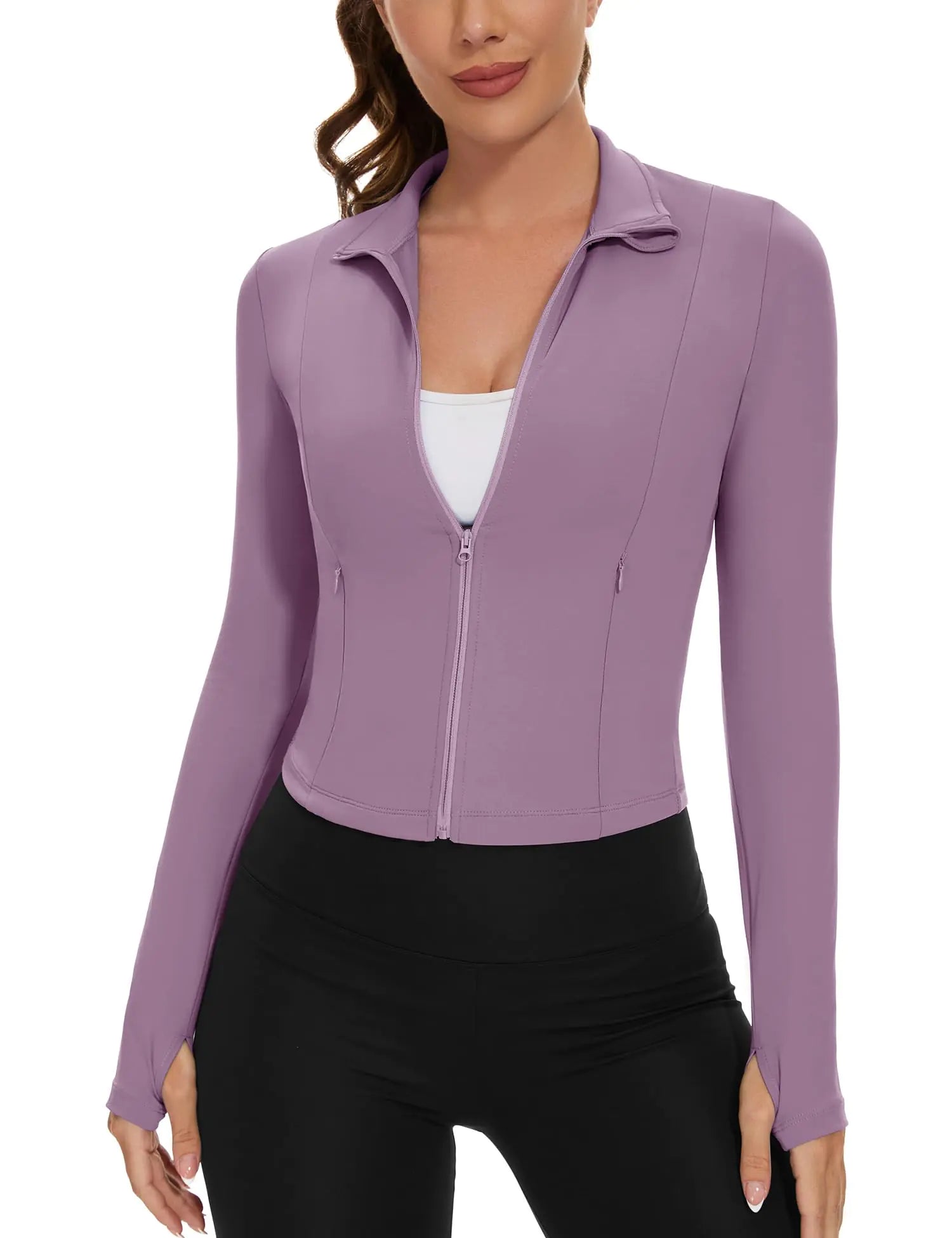 SecondSkin™ Lightweight BBL Zip-Up Athletic Jacket