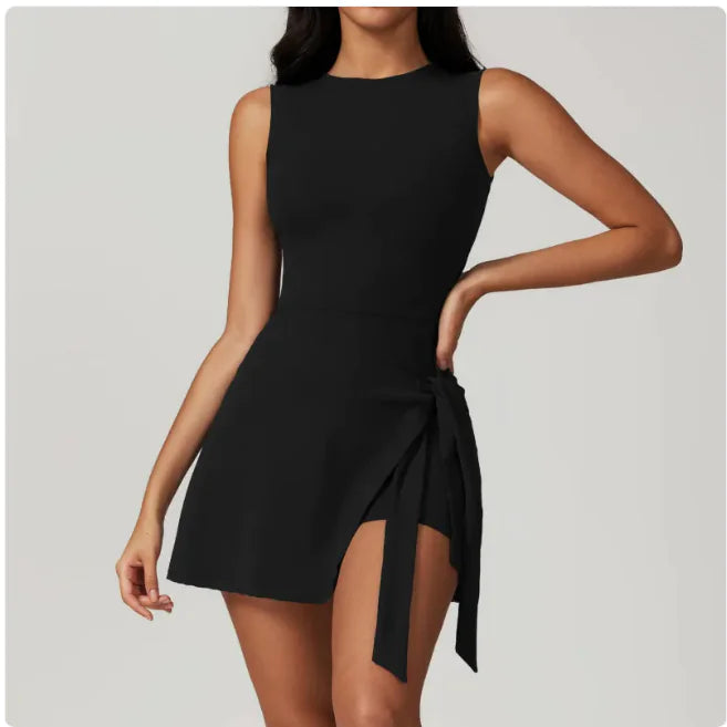 ActiveChic™ Body-Hugging All-In-One Sports Dress